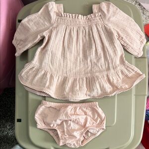 Cloud Island Soft Pink Baby Outfit